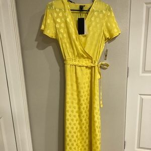 Stone Row yellow maxi dress